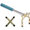 KiBcsLic Ponte Biliardo Telescopico Bastone Snooker Testa Bridge Acciaio Inossidabile Accessorio Adatto a Allenamento Club Utilizzo Competitivo Domestico, Style a