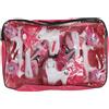 Pwshymi Pattini a Rotelle per Bambini Pattini Quad in PVC Resistenti Ed Eleganti per attività Indoor All'aperto Taglia da 33 a 37 1 Paio (Rosa)