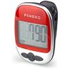 PINGKO Pedometro Contapassi Conta Passi Accuratamente Contapassi Sportivo Portatile Passi/Distanza/Calorie/Contapassi per Fitness, Contatore di Calorie