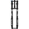 LHHL Forcella Aria Anteriore Sospensione per MTB 26 27.5 29 Forcelle Ammortizzata a Doppia Spalla per Bicicletta ASSE Passante 15 * 110mm Corsa 200mm conica/Dritta Rimbalzo Regolazione(29,A)