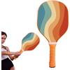 Vgvgaj Pickle Ball Racchette per adulti, traspiranti e traspiranti, in legno, da tennis, sport e attività all'aperto per bambini, famiglia, , casa