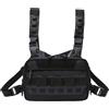 Gungtj Chest Rig, Multifunzionale Adjustable Outdoor Bag, impermeabile di grande capacità, attrezzatura da pesca all'aperto per uomini e donne, poliestere e tessuto Oxford