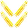 WHAMVOX Set 40 Pezzi Accessori la Pesca Aghi Rezzaglio in Plastico Giallo, Strumenti per Riparare Rete da Pesca Resistenti per Vacanze Estive
