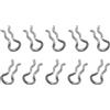 Wodsty Set di morsetti a molla per pastiglie dei freni, in acciaio inox, 31 x 5,5 x 2,8 mm, per SLX, XTR, Formula, per pastiglie dei freni per bicicletta, set da 10 pezzi