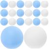 GETAJGHSD 50 Pezzi Palline da Ping Pong 40mm Bianco Opaco Senza Cuciture in Pp Struttura Compattta e Uniforme per attività in Piscina e Decorazioni da Carnevale