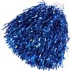 Healeved Pom Pom da Cheerleader in Plastica Blu 50g Leggeri e Lucidi per Eventi Sportivi e Competizioni di Football, 1 Paio e Scuola Superiore