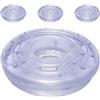 POPETPOP Cuscinetti Set 4 in Gomma Antiscivolo Trasparenti Accessori per Attrezzatura Allenamento Muscolare, Protezione Telaio e Sicura per Barra per Trazioni da Porta per Domestico
