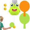 Generico Allenatore Di Pong Per Porta | Set Da Allenamento Portatile Regolabile Per Pong Con 2 Racchette E 3 Palline | Giocattolo Da Allenamento Ṕer Ṕing Ṕong Sospeso P̀er Bambini E Adulti Club