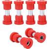 ZCfhoVCsq Carrello Boccola Molla a Balestra Manicotti Boccola Molla Kit 70291G01 Compatibile con Club Car DS 1981+ EZGO Txt Medaglia 1994+(Red)