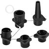 Générique Adattatore per pompa per tavola da paddle,Accessorio per gonfiaggio con 4 ugelli | Adattatore per pompa multifunzione, per kayak canoa raft surf spiaggia lago campeggio