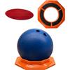 Générique Supporto per pattino abrasivo - Base di supporto per manutenzione 14 x 14 x 2,8 cm, strumento per lucidatura a presa stabile, piattaforma per la manutenzione della palla da bowling, fissaggio per