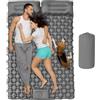 Generisch Materasso ad aria da campeggio, impermeabile, gonfiabile per 2 persone, pieghevole, portatile, accessorio per tenda per escursioni, pesca, picnic, parchi