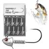 Generic Jig heads per acqua salata ami piombati antiscivolo da swimbait con testina