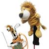 Nuyhgtr Soft Golf Club Protection, Unique Golf Headcovers, Golf Club Cover for Drivers, Animal Golf Club, Fun Golf Headcovers for Men, Funny Golf Club Protectors, Plush Driver Cover for Golf
