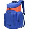 Generic Borsa da basket - 28 x 15 x 46 cm, design ventilato, borsone per calcio, basket, per attrezzatura sportiva, pallavolo con scomparto per scarpe