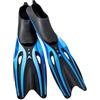 Generico Pinne for immersione, nuoto, comfort flessibile, antiscivolo, for adulti, scarpe da spiaggia for sport acquatici(M)