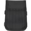Chewtoyo Porta bulloni per tiro con l'arco, nero a doppio strato, in tessuto impermeabile 600D, con 12 scomparti singoli, mini custodia per riporre la punta di freccia, design ambidestro, 9,9 x 15,5