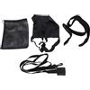 Gucagle Paracadute da nuoto Set di cinture per allenamento di resistenza al nuoto portatile sicuro e professionale per bambini Adulti Sport acquatici Materiale in nylon PP (Nera)
