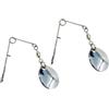 RORPOIR 10 Cucchiaini da Pesca in Acciaio Inossidabile Design Pratico e Riflettente Luce per Accessori da Pesca Mare per Spinning e Trota