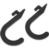YARNOW 2 ganci di fissaggio per rack fitness - Ganci per accessori da sala pesi per rack squat e organizzazione bilancieri - Ideali per appendere attrezzature da allenamento in palestre professionali