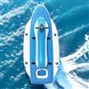 Generic Tavola da surf elettrica gonfiabile per adulti - smafoseedding 500W Kayak Motor, 120 min Runtime, 1800-2700 RPM, 3-9km/h Velocità, 220kg Max Carico, Attrezzature per sport acquatici