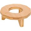 Generisch Supporto per pallacanestro, pallavolo, in legno, vintage, decorativo, per camera degli studenti, soggiorno, garage, bambini, adolescenti, campo da basket