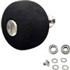 NexRen Kit di potenziamento della manopola per bobine BULL's Eye 5080 9100 9120 5050 con fibra di carbonio o EVA con guarnizioni per cuscinetti abbinate (EVA argento)