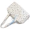 Vgvgaj Borsone da viaggio da donna, motivo floreale, grande capacità, impermeabile, con , , morbido, per spiaggia, yoga, allenamento, ospedale, Blu, Refer to description, Unisex