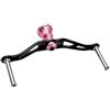 NexRen Maniglia bilanciere 95 mm per mulinelli da pesca Daiwa compatibile con FUEGO per TATULA EXCELER CALDIA PROREX AGGREST (rosa)