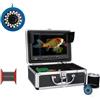 RSGXLFQZVAK Macchina fotografica subacquea, Registratore DVR da 9 pollici a doppia lampada 15M 30M 1000TVL15pcs LED bianchi + 15pcs a infrarossi for fotocamera pesca subacquea su ghiaccio/mare/fiume(30M)