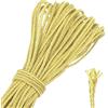 QUARKZMAN 30Ft Filo Da Pesca Intrecciato, 300lb Diametro 1.5mm Multiuso Cordino Paracord Filo Per Camping, Mongolfiera, Sopravvivenza All'Aperto, Giallo