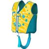 Denlane Giubbotto da nuoto per bambini in neoprene, 3 ai 6 anni costume da bagno per ragazzi e ragazze, costume da bagno per l'allenamento al nuoto con cinghie di sicurezza regolabili - Giallo/M(19-30 Chilo)