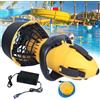 Generic Scooter subacqueo professionale a 2 velocità piscina lago snorkeling acqua scooter batteria 9,7 Ah durata 60 min Elica completa griglia di sicurezza indicatore batteria LED
