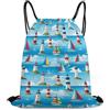 Generic Lighthouses Scene Big Sable Tasche Coulisse Zainetto Sportiva Stringa Regolabile per Vacanze All'Aperto Campeggio Borsa Sportiva 36X42Cm