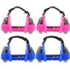 PERSELOSO Pattini con Luci Led, Scarpe da Skate da Allenamento Regolabili in Pvc Resistente, per Back To School Party e Sport All'aperto, 2 Paia