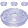 GATHINESS Tappetini Antiscivolo in Gomma 4 Unitá Antiscivolo per Sbarre Trazioni Protezione per Telaio Porta Barra da 4,5-4,6cm Adatti per Esercizi Indoor