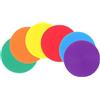 LAPYAPPE Marcatori di Allenamento Sportivo Festa Mondiale Set da 6 Spot Markers Flat Disc in Plastica Antiscivolo per Calcio e Palestra Alta visibilità e Posizionamento Stabile