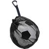 Cryluxial Rete per 1 palla da 25 x 30 cm, pratica tasca a rete con coulisse, sacca leggera per pallacanestro, calcio e pallavolo, ideale per l'allenamento e in viaggio, borsa sportiva per ragazzi e ragazze
