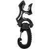 SustVita Double BCD Hose Clip Quick Release Scuba Clip Regulator Retainer Hook for Scuba Diving Equipment Management and Hose Securing (Black)