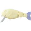 Generico Esche Da Pesca Non Dipinte | 12,4 cm Jig Galleggiante Non Dipinto | Swimbait Artificiale A 3 Sezioni Snodato - Per Lago Stagno Mare Outdoor Principiante Professionista Appassionato