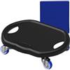 Générique AB Roller Board - Strumento per esercizi addominali, ruota del nucleo silenziosa, allenatore di fitness a casa, allenamento compatto | Premium con tappetino per la pancia controllo del peso completo