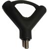 Generico Forcella per Testa guadino Pesca carpfishing a Stecche Filettatura Universale Foro mm. 12