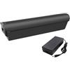 JHKJ Batteria per Bici elettrica 48V 10Ah 12Ah 14Ah Batteria per Tubo Obliquo 36V 10Ah 13Ah 15Ah 17.5Ah Pacco batterie al Litio per Motore di Bicicletta elettrica