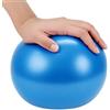 QWORK® Palla da Pilates e Yoga Antiscivolo 25 cm para Fitness e Allenamento Addominali, Schiena e Core - PVC Blu