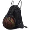 CaFfen Borsa Da Basket Basketball Zaino da basket con coulisse, borsa calcio for ragazzi e ragazze, sportiva pieghevole pallavolo tasca a rete for palestra