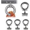 Generico Awning End Stoppers - Stainless Steel End Stoppers, Multipurpose Lifting Eye Nut Fastener for Caravan Motorhome Campervan | Camping Tent, Awning Rail Accessories