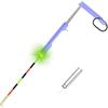 Générique Allarme da pesca | Indicatore di allarme intelligente LED per pesca,Indicatore LED su canna - per acqua salata, acqua , lago, fiume, viaggio notte, barca, campeggio, lancio