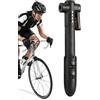 Opilroyn Compressore d'aria portatile, pompa ad aria per biciclette, pompa ergonomica per biciclette con compressore d'aria, pompe a pedale resistenti e durevoli, accessorio per ciclismo ad alto rendimento