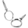 TOYANDONA Supporto per Pagaia in Acciaio Inossidabile 50mm, Porta Pagaia a Forma di Anello per Barche e Yacht, 2 Pezzi per Sport Acquatici e Kayak