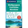 Kompass 018 wolfgangsee fuschlsee mondsee: 4in1 Wanderkarte mit Aktiv Guide und Detailkarten inklusive Karte zur offline Verwendung in der KOMPASS-App. Fahrradfahren. Skitouren.